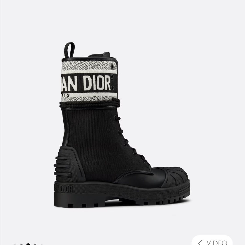 Christian Dior D-MAJOR ANKLE BOOT size 37 black - Picture 3 of 12